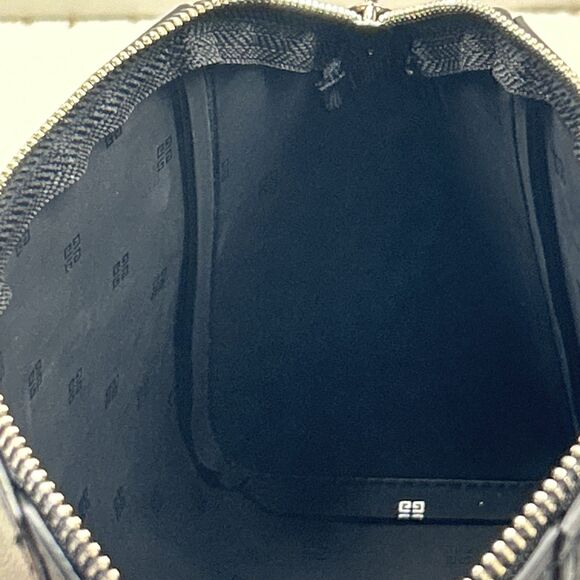 GIVENCHY PARFUMS Iconic Black Makeup Bag Pouch Travel Case 8" X 6" X 3" - Picture 5 of 6